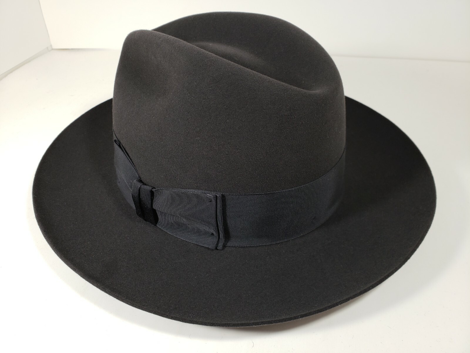 BILTMORE ROYAL ARNO II DARK GRAY FUR FEDORA HAT MADE IN CANADA | eBay