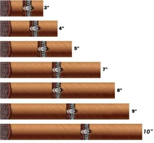 White Water Archery Cigar Stogie Arrow Wraps 15pc Pack Choose Length Width