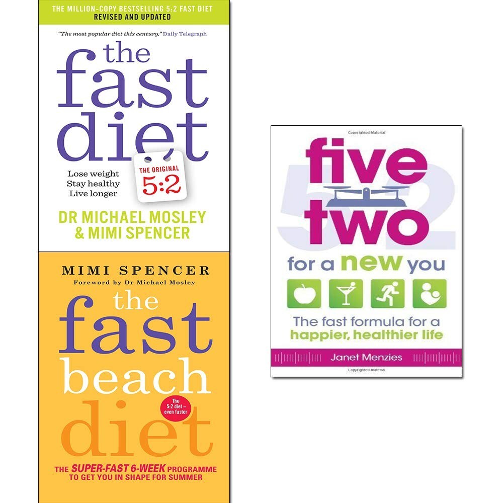 Fast Beach Diet, Fast Diet, Five Two for a New You 3 Books Collection Set NEW UK