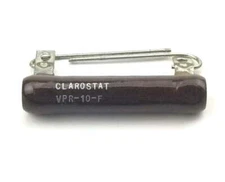 Clarostat VPR10F-500, 500 Ohm 10 Watt, Wirewound Tubular Power Resistor 10W