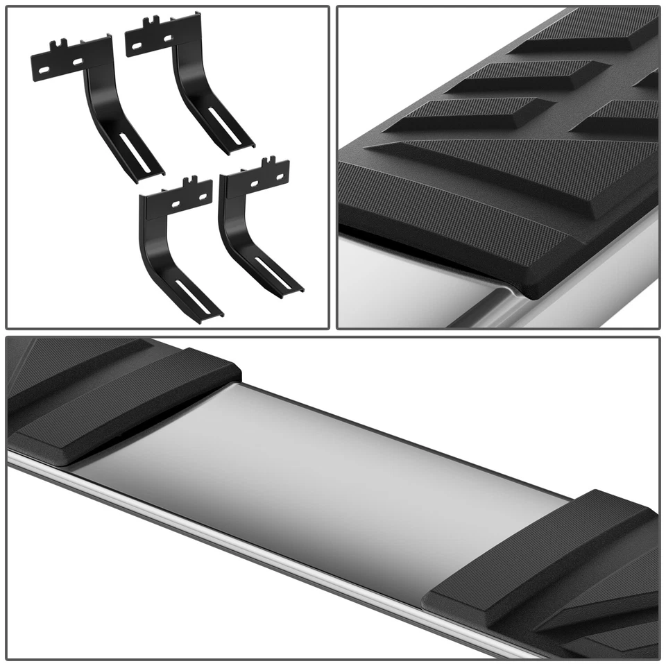 Para Dodge Ram 1500-3500 2009-2024 cabina regular estriberas de barra lateral de 6,5" Foto 4 de 4