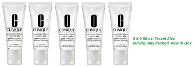 5 PC Clinique Dramatically Different Hydrating Jelly Anti-Pollution 0.50 oz X 5 