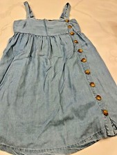 Urban Outfitters Denim Mini Dress Women's SZ  S-P Button Front Adjustable length