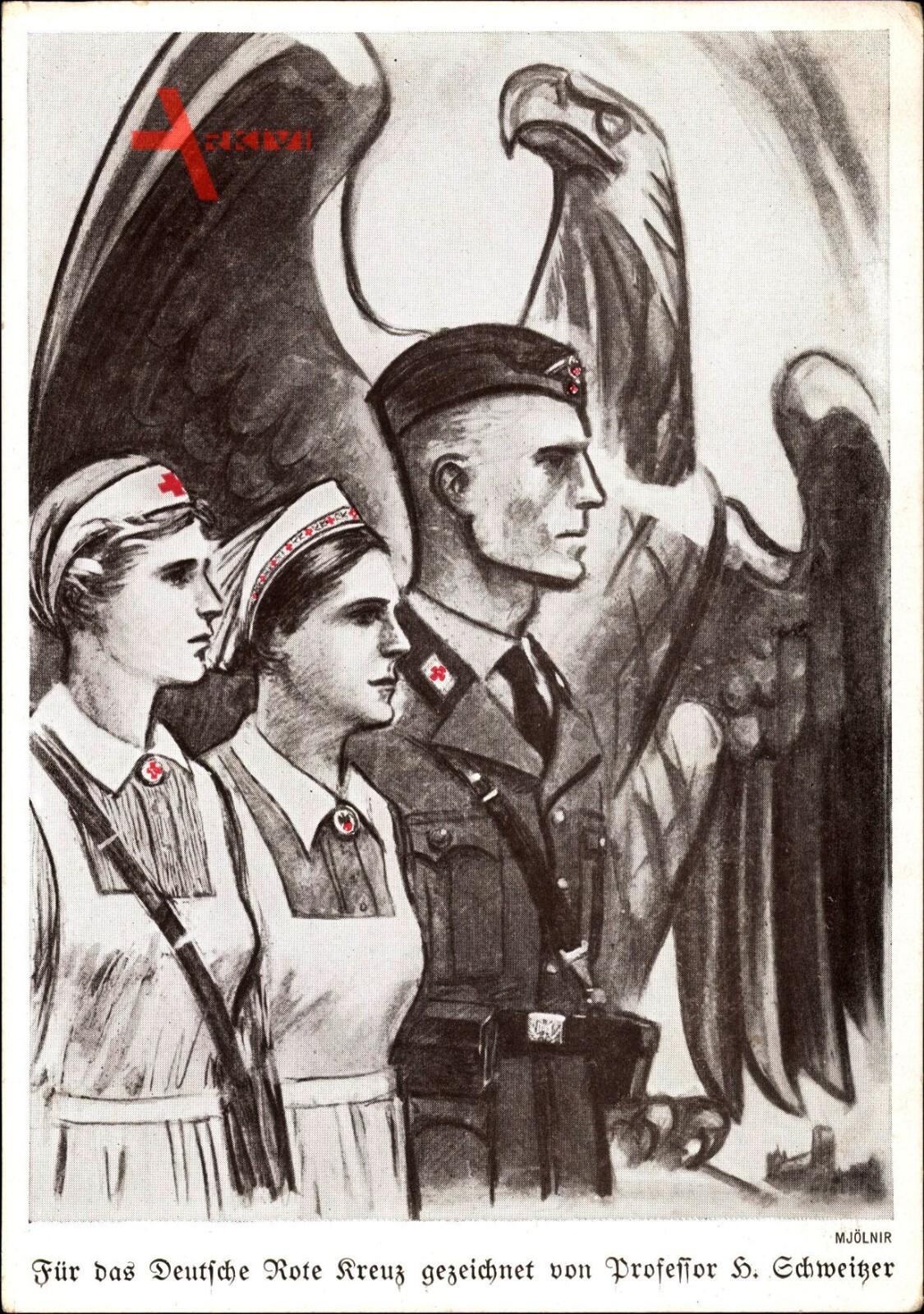 WW2 German Red Cross Deutsche Rote Kreuz Print Poster eBay