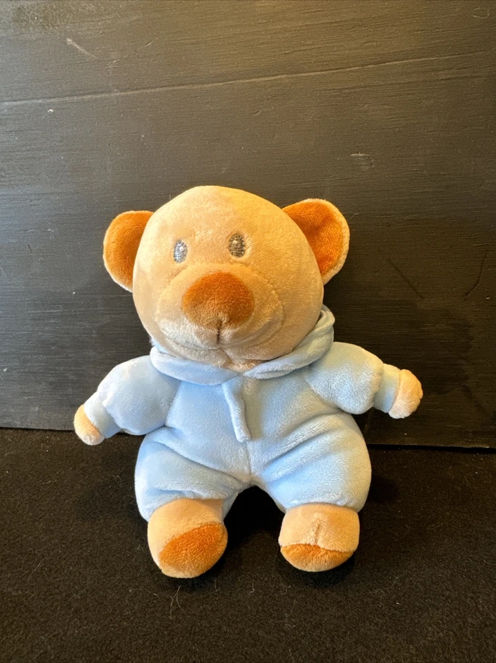 Ty Blue PJ Bear 7" Plush Stuffed Animal Baby Toy - Image 3 of 4