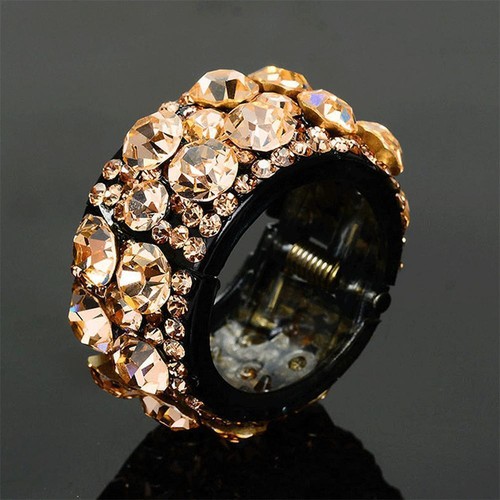 Rhinestone Hair Claw Clips Ponytail Girls Hairpin Styling Y2 Hot For Women D0P1 - Picture 8 of 19