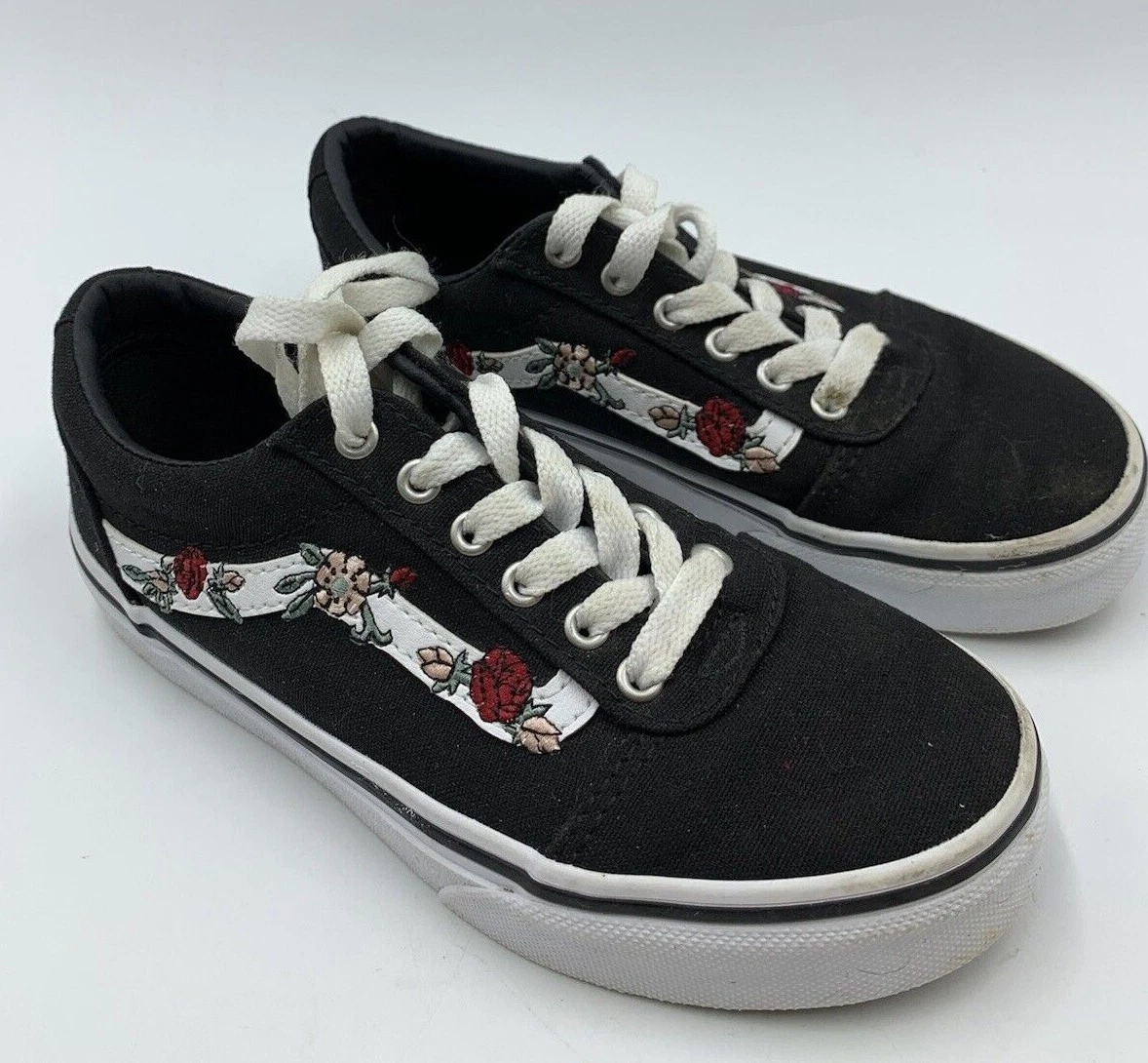 Vans with a rose on the side sale