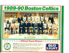 1989 1990 BOSTON CELTICS 8X10 TEAM PHOTO BASKETBALL NBA MCHALE BIRD PARISH