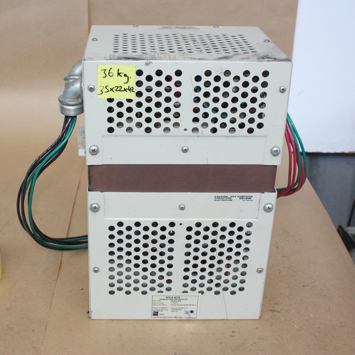 +Sola。 Sola MCR Mini/Micro Computer Regulator 63-23-215-8 IN 95