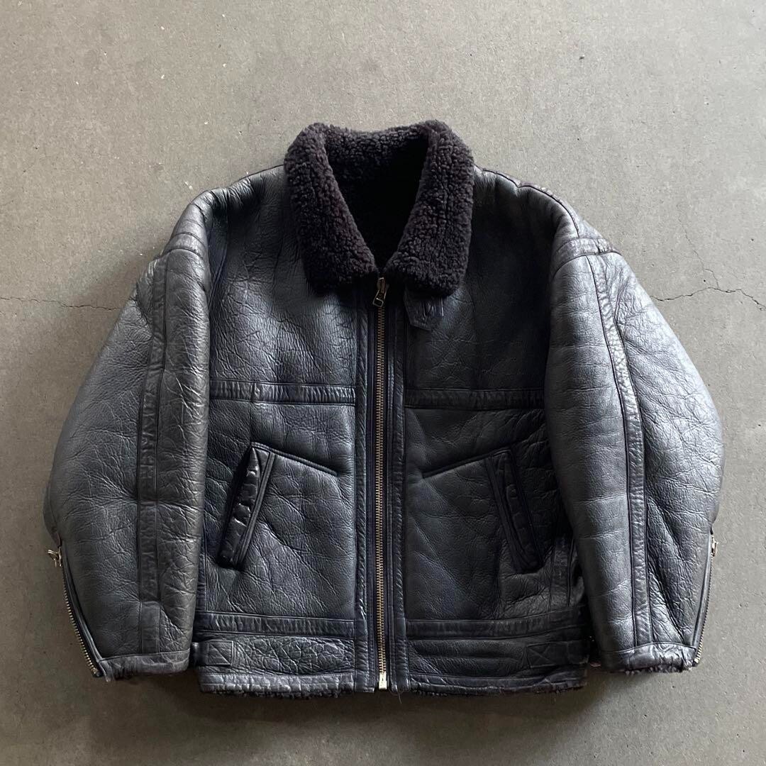 ISSEI MIYAKE mouton leather jacket 　 鹿革 ISSEI MIYAKE mouton leather jacket 鹿革 ISSEI MIYAKE mouton