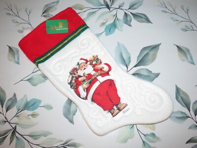 NWT VTG Santa's Best Wooden Horse Toy Bag Felt Kmart Xmas