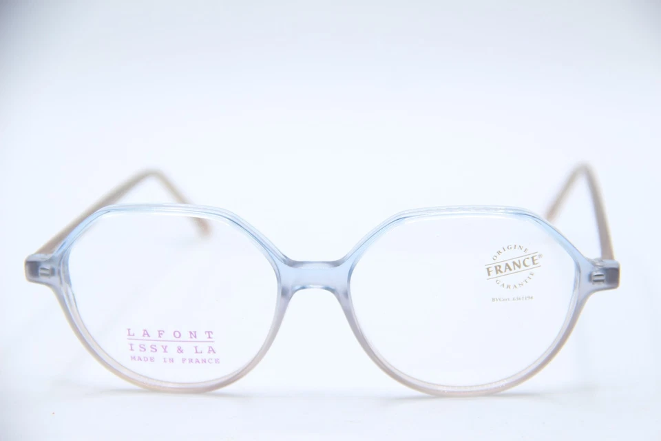 全新 LAFONT-ISSY & LA IBIS 5171 水晶淡紫色 正品眼镜 带底座 52-14 — 第 2/4 张图片