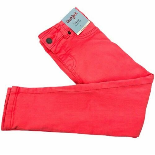 Girl's Bright Coral Super Stretch Cat 