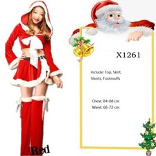 Chrismas Party Adult Women Girls Bikini Uniform Halloween Cosplay Costume