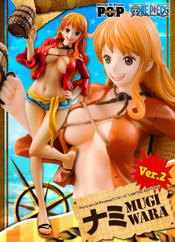 Portrait.Of.Pirates ナミ MUGIWARA Ver.2 One Piece Portrait.Of.Pirates Nami MUGIWARA Ver.2 KANPAI Figure