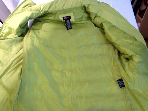 SJB ACTIVE WOMEN'S LIME GREEN QUILTED PUFFY VEST SIZE MEDIUM - Picture 8 of 9