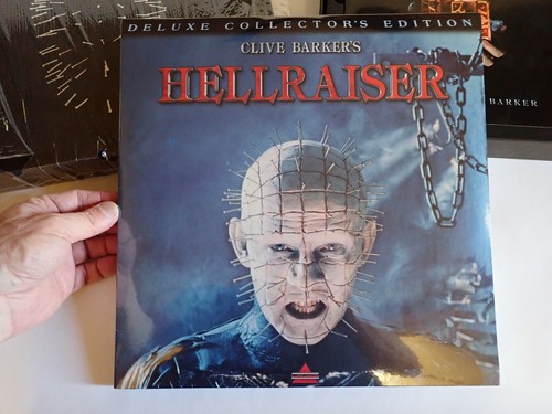 HELLRAISER Deluxe Collectors Ed CLIVE BARKER AUTOGRAPHED SCRIPT Laserdisc Sealed - Picture 2 of 11