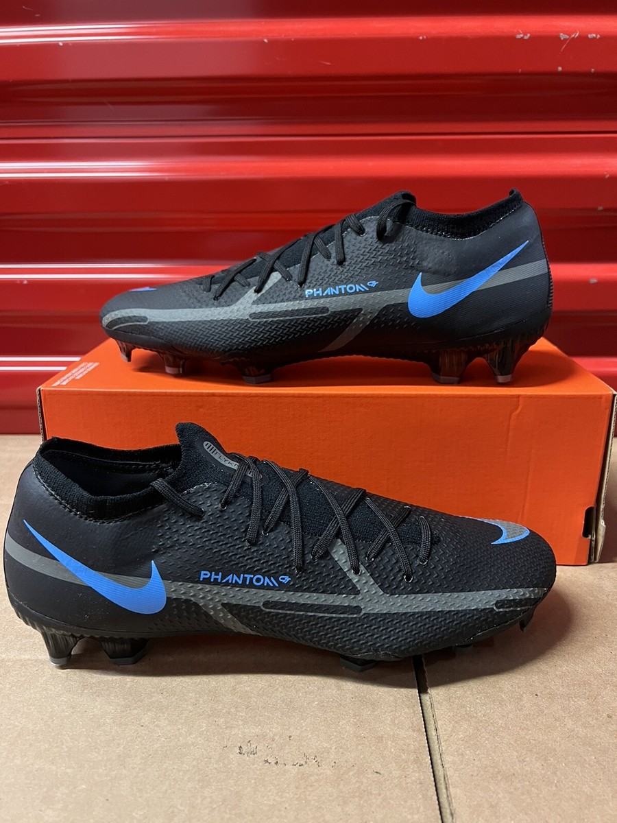 Nike Phantom GT2 Pro FG soccer cleats Black Iron Grey Men's