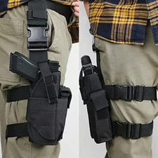 Adjustable Universal Drop Leg Holster Gear Molle Tactical Holster Pouch Holder
