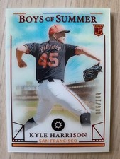 2024 Panini Boys of Summer rc KYLE HARRISON #ed 86/149! San Francisco Giants