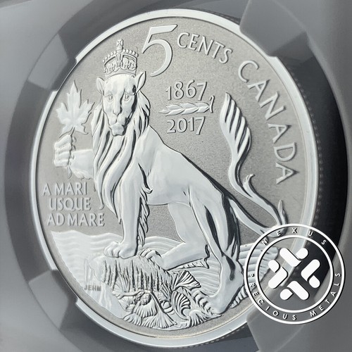 2017 Canada NGC Reverse Proof 70 $5C 1 oz CANADA FORGOTTEN 1927 DESIGN - Picture 5 of 6