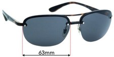 SFx Replacement Sunglass Lenses Fits Ray Ban Rb4275-ch Chromance - 63mm Wide