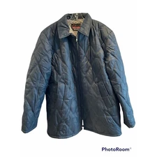 Vintage Westwind Sportswear Blue Puffer/Quilted Coat Jacket Mens XL - VTG RARE
