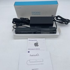 USB C Docking Station Dual Monitor: NewQ 12-in-1 USB C Hub with Dual HDMI 4K 30H