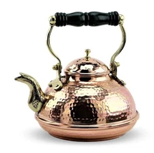 Large Copper Teapot Stovetop, Copper Teapot, Turkish Copper Teapot, Tea Kettle