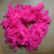 Feather Tutu Medium Child 1/2 wide Elastic Waistband Fl Cerise Costuming New Pkg