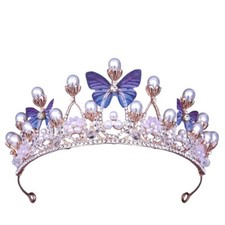 Gold Wedding Tiara for Women Crystal Tiaras and Crowns for Women Wedding Tiara