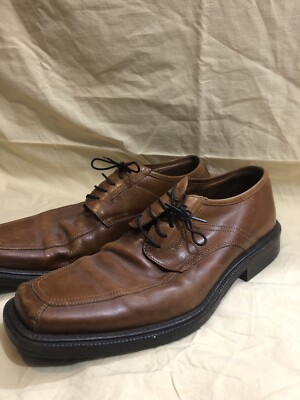 Johnston & Murphy Mens Brown Leather Square Toe Dress Shoes  display picture 2