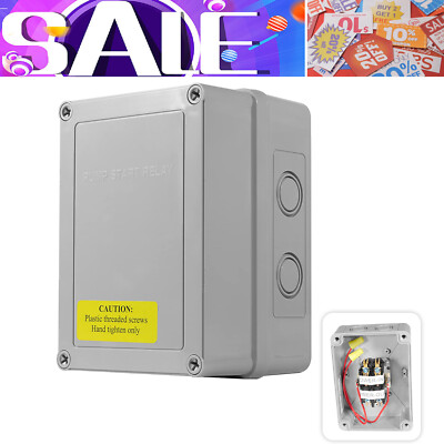 1522 Pump Start Relay with Enclosure 3 HP / 110V / 220V 24V Coil for Irrigation