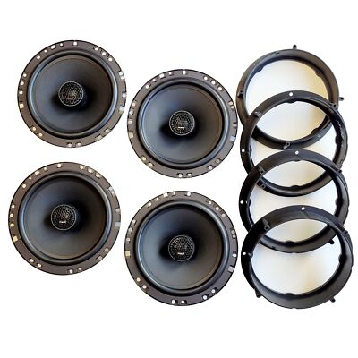 Phase Linear Lautsprecher Einbauset passend für Ford Fiesta Tür vorne und hinten