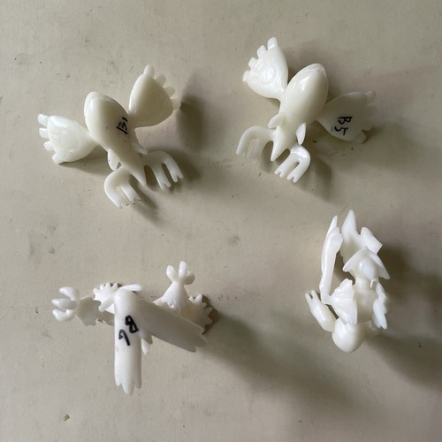 Pokemon Nintendo Kleavor/Kyogre 2in Mini Prototypes Action Figure white-4pcs - Picture 2 of 6