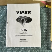 Viper, Car Alarm Directed Electronics Manual Installation Guide