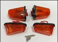 4x Front & Rear Turn Signal Winker Lights For Honda C100 C102 CA100 CA102 C105