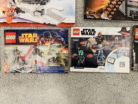 Lego Star Wars Huge Bulk Lot of 17 Instruction Manuals 75137 7957 75017 75292