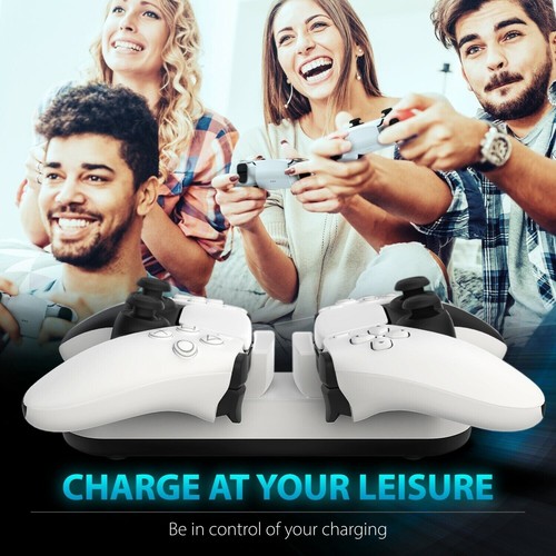 PS5 DualSense Controller Fast Charging Station Dock Stand USB Cable Charger Base - Picture 7 of 7