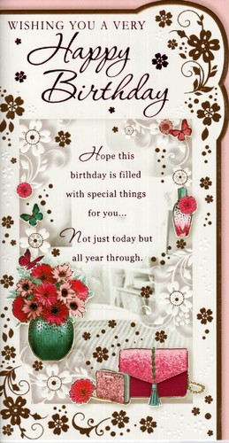 Female Relation Birthday Card ~ Sister, Open, Granddaughter, Friend, Auntie etc - Picture 37 of 90