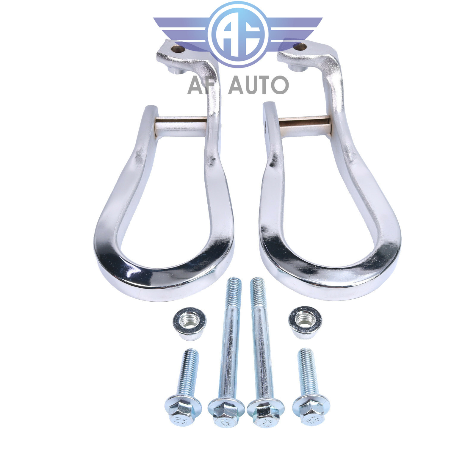 84072462 - Front Recovery Tow Hooks In Chrome 2001-2019 GM - Foto 6
