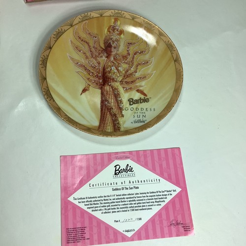 Barbieteller Enesco Herzkönigin Eliza Doolittle Bob Mackie Sonnengöttin COA - Bild 5 von 17