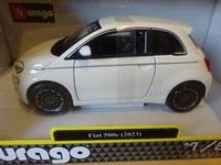 Fiat 500 500E 2023 Modelauto Ca.14Cm *Neu* MaßStab 1:24 Weiss