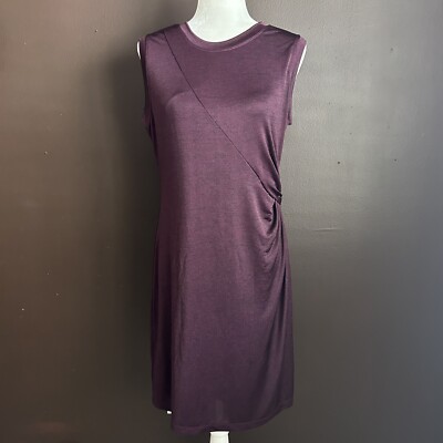 rampage purple dress RAMPAGE purple print dress - size S