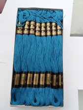 art 117 filo da ricamo moulinè DMC col 806 turchese  scatola da 24 matassine