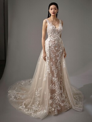 Enzoani Brautkleid Style MAI Plus Überrock Gr. 12 IV/Nude NEU!!Neupreis!!!