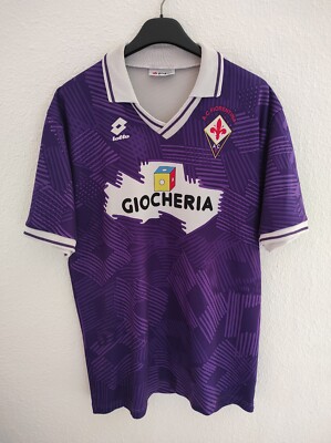 FIORENTINA 1991-1992 Giocheria Match Worn camiseta shirt trikot