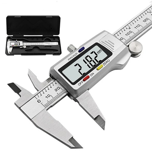 Pinzas digitales electrónicas Vernier digitales de acero inoxidable de 6 pulgadas y 150 mm - Imagen 23 de 23