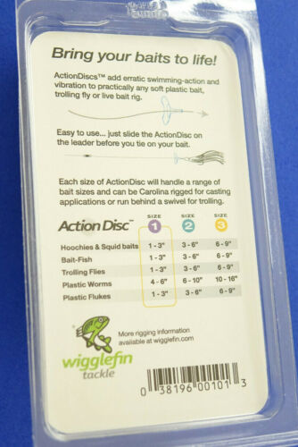 Wigglefin ACTION Disc #1 #2 #3 & Slide Lock for Wigglefin Action Disc - Picture 3 of 7