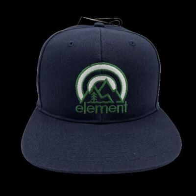 Element Skateboards Mens Hat Embroidered Mountain Logo Navy